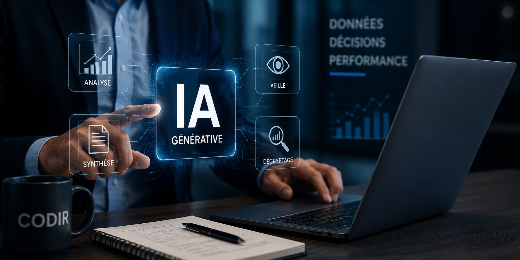 Trois usages concrets de l&rsquo;IA en CODIR qui changent la donne